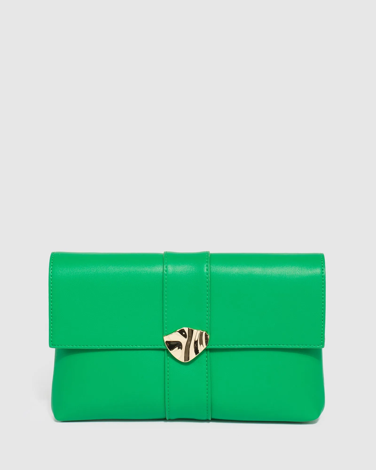 Green Polly Flap Clutch Bag sold by Collete Hayman