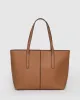 Tan Yesenia Tassel Tote Bag sold by Collete Hayman