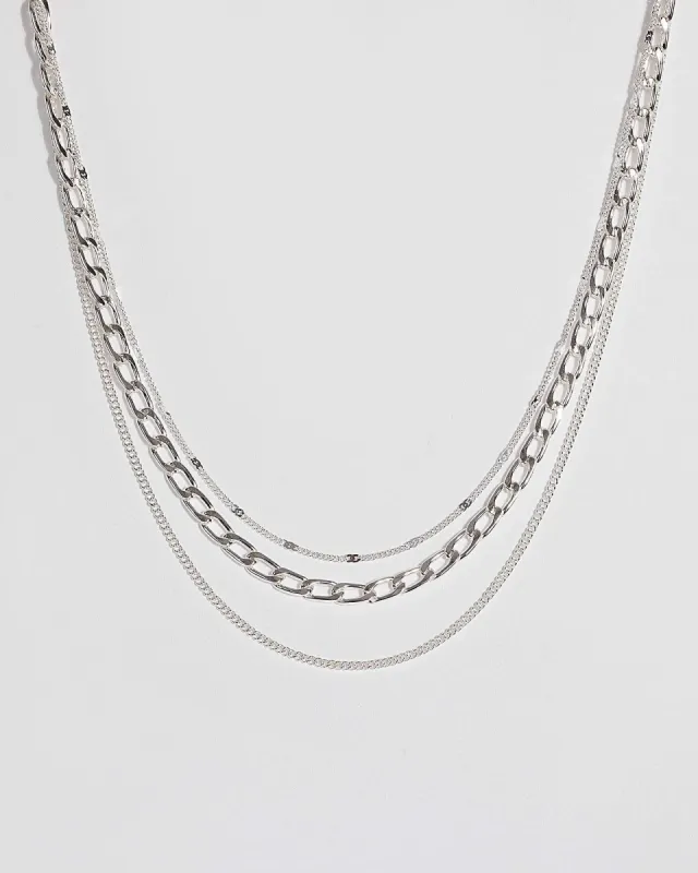 Silver Multi Chain Necklace sold by Collete Hayman