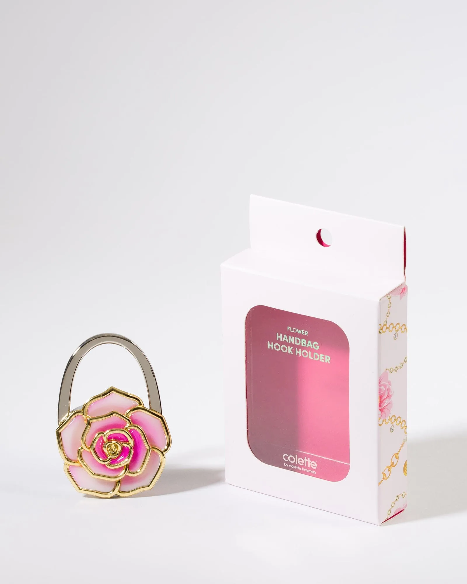 Pink Flower Handbag Hook Holder sold by Collete Hayman product image thumbnail 4