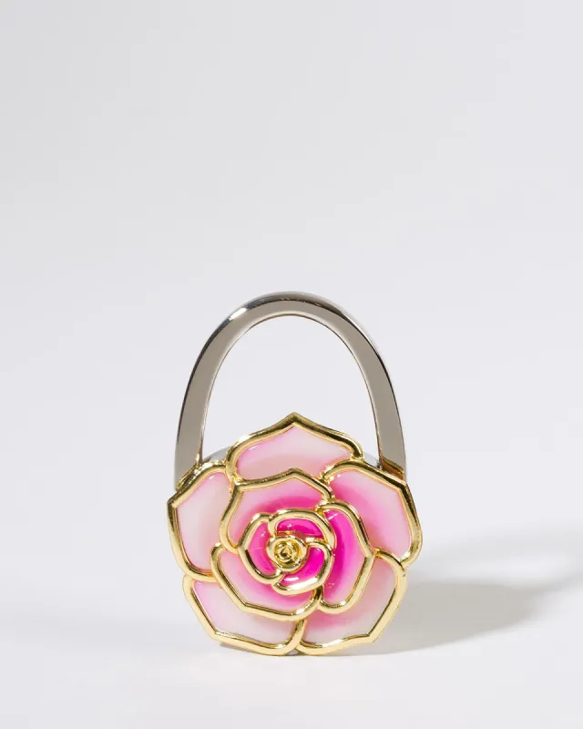 Pink Flower Handbag Hook Holder sold by Collete Hayman