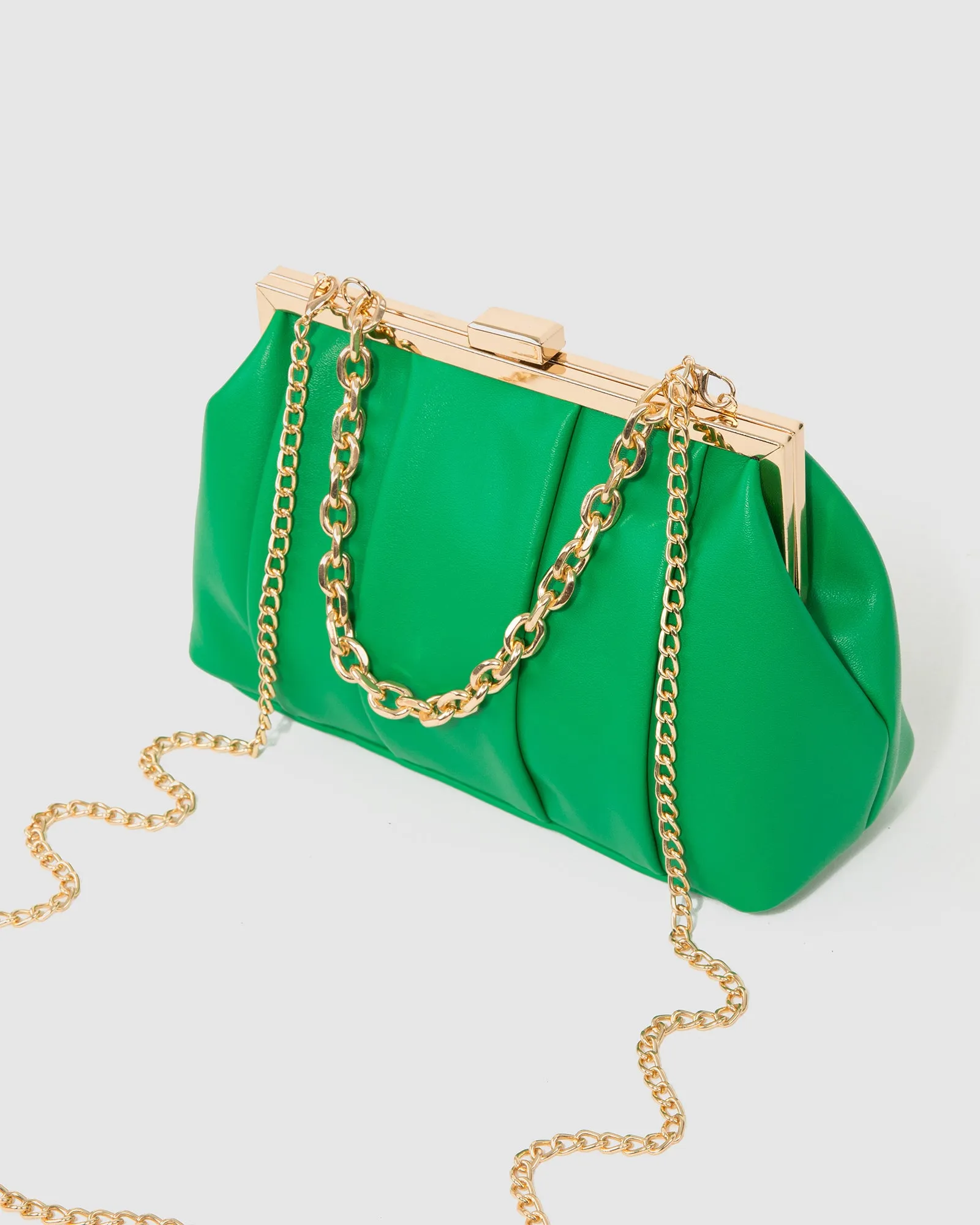 Green Madison Frame Clutch Bag sold by Collete Hayman product image thumbnail 4