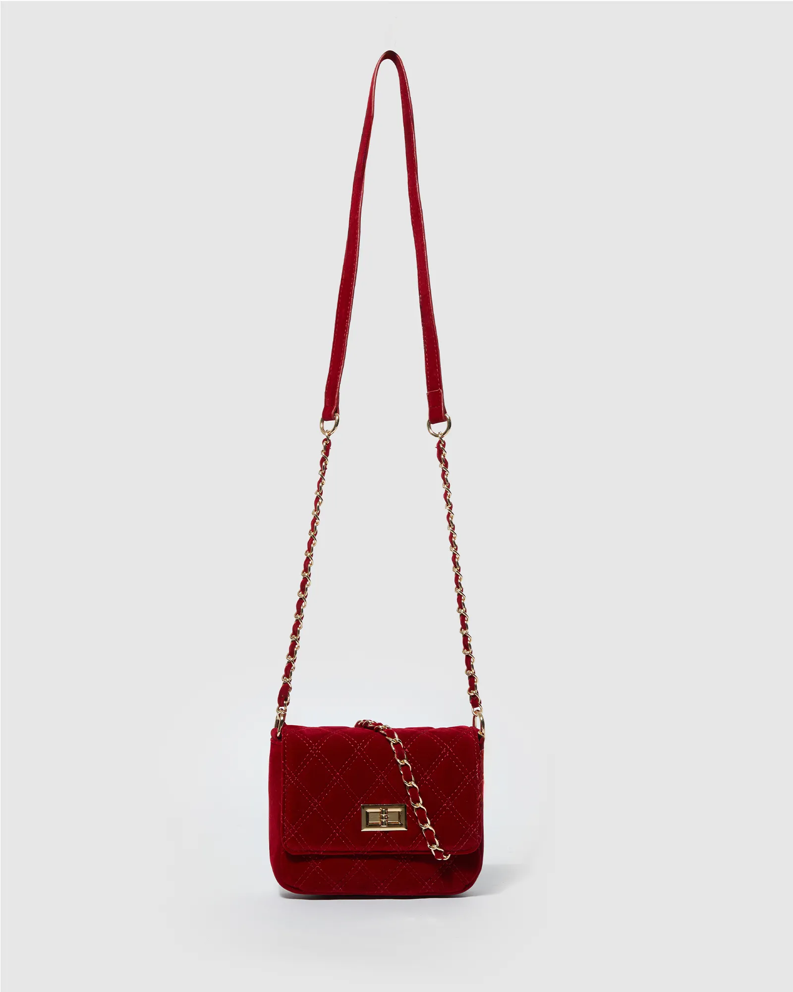 Red Maria Jose Lock Crossbody Bag sold by Collete Hayman product image thumbnail 2