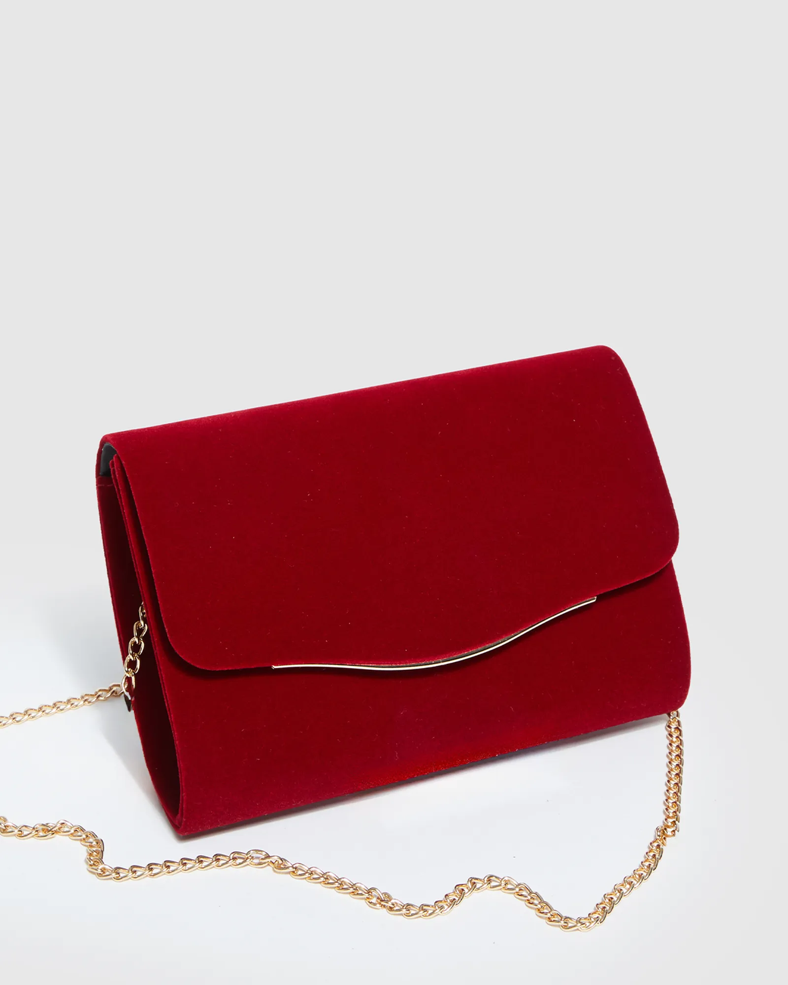 Red Adele Evening Clutch Bag sold by Collete Hayman product image thumbnail 3
