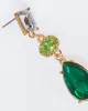 Multi Colour 3 Tier Drop Crystal Earrings sold by Collete Hayman