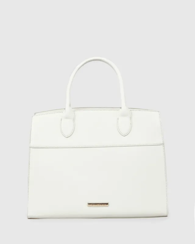 Ivory Tess Large Tote Bag sold by Collete Hayman