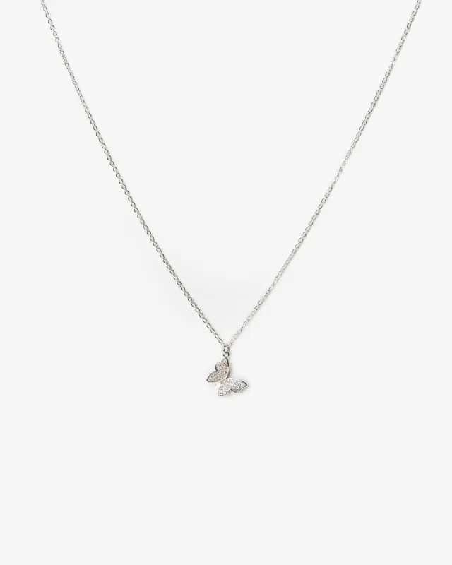 Crystal Butterfly Necklace sold by Collete Hayman
