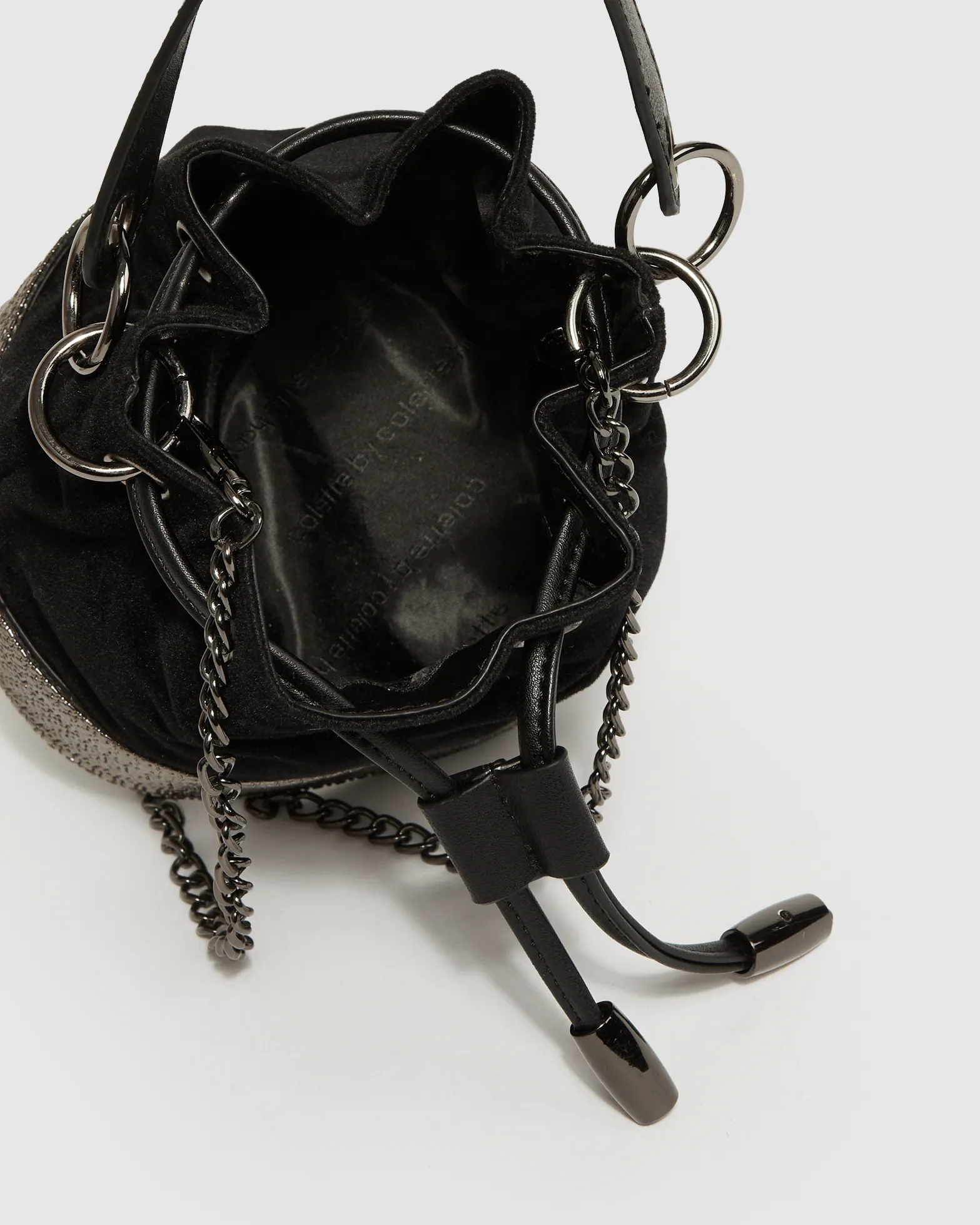 Black Anna Evening Bucket Bag sold by Collete Hayman product image thumbnail 5