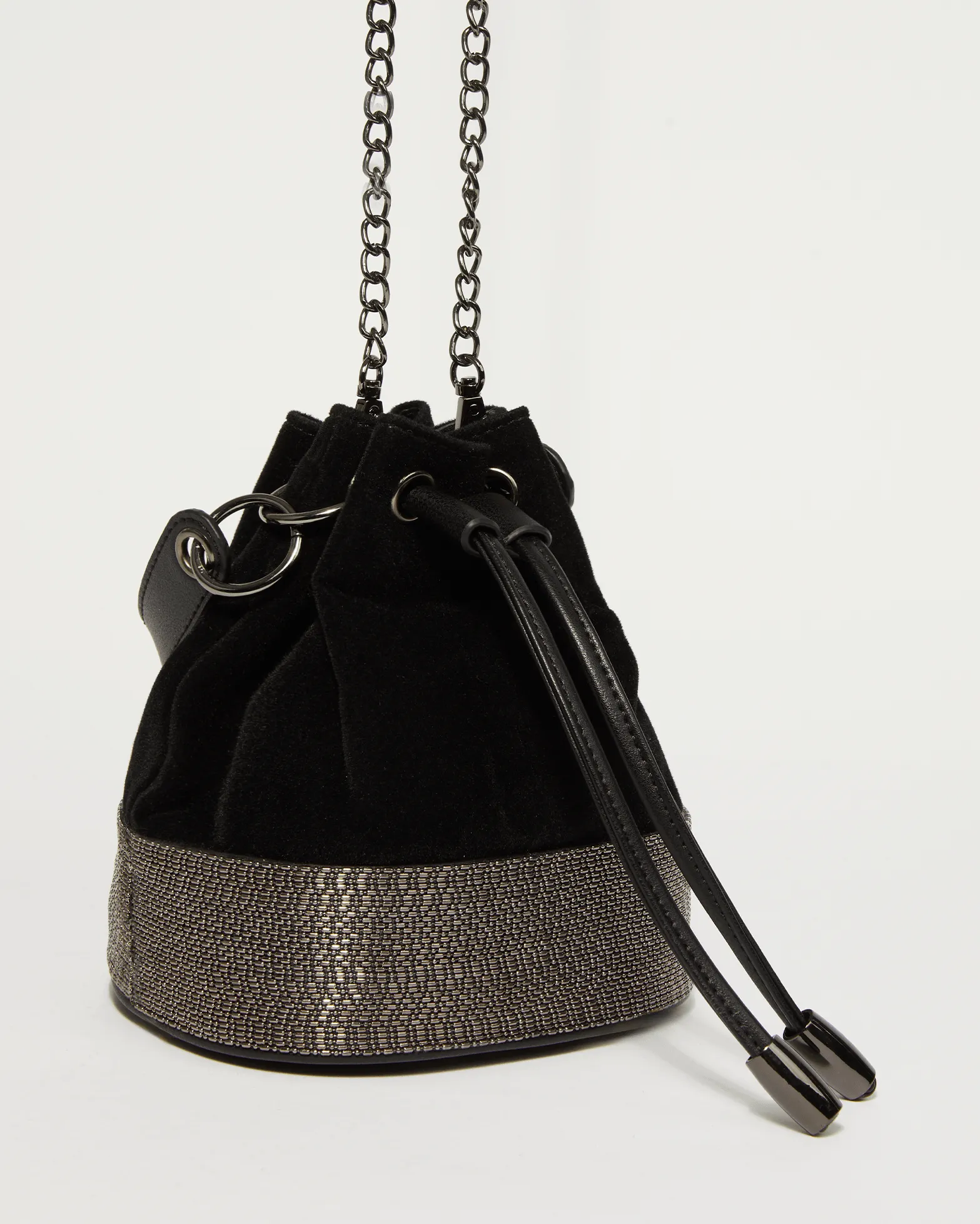 Black Anna Evening Bucket Bag sold by Collete Hayman product image thumbnail 4