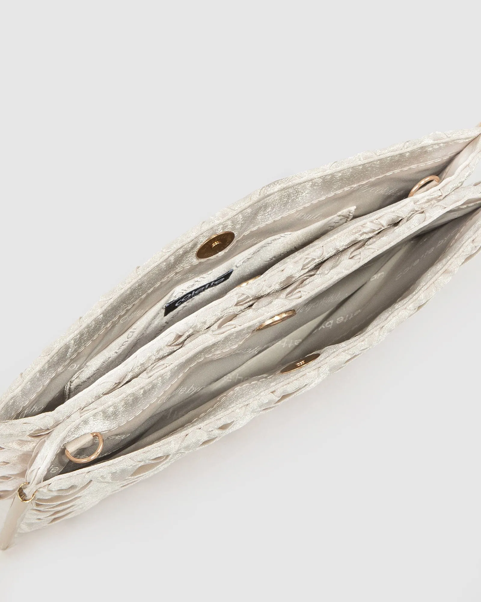 Ivory Dany Double Pouch Clutch Bag sold by Collete Hayman product image thumbnail 4