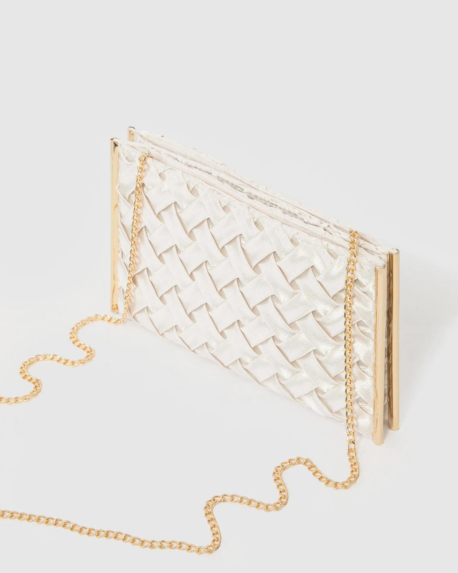 Ivory Dany Double Pouch Clutch Bag sold by Collete Hayman product image thumbnail 2