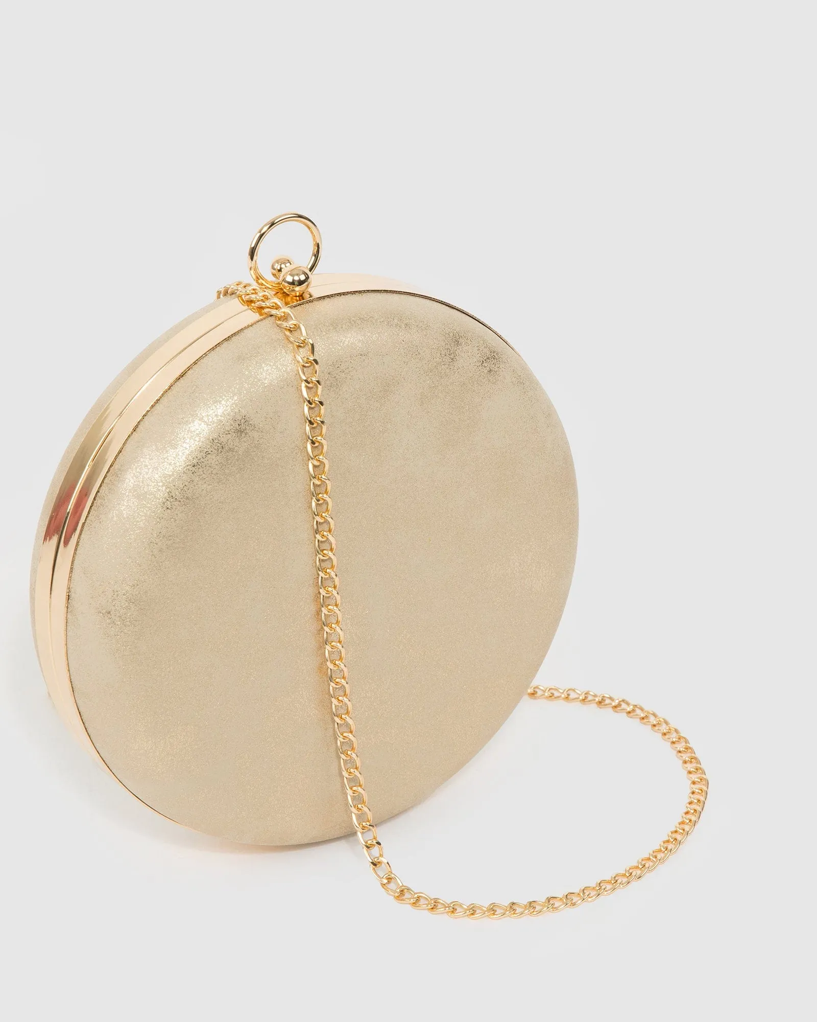 Gold Yuki Round Clutch Bag sold by Collete Hayman product image thumbnail 2