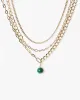 Green Globe Pendant Layered Necklace sold by Collete Hayman