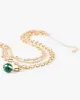 Green Globe Pendant Layered Necklace sold by Collete Hayman