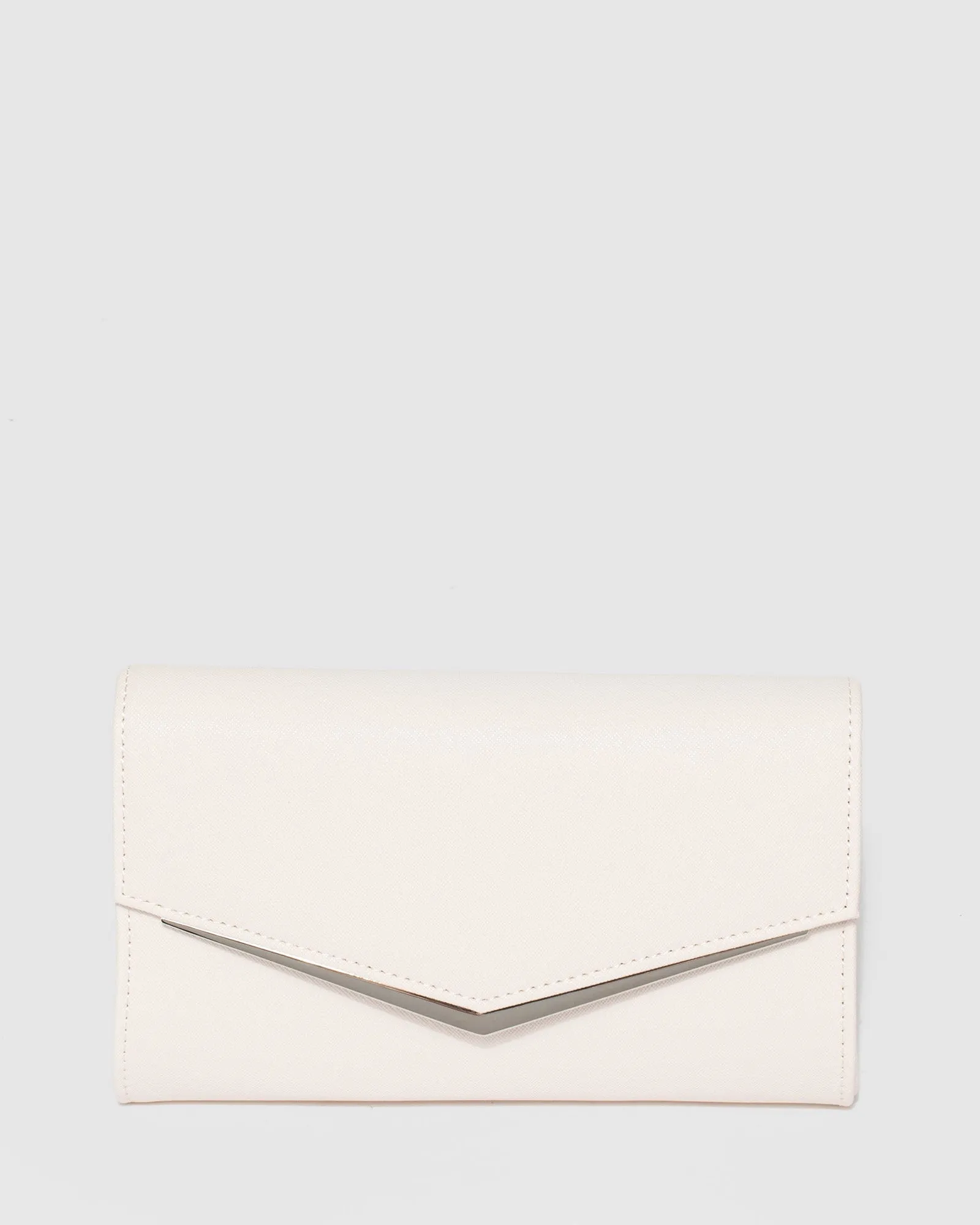 Ivory Kelsey Evening Clutch Bag sold by Collete Hayman