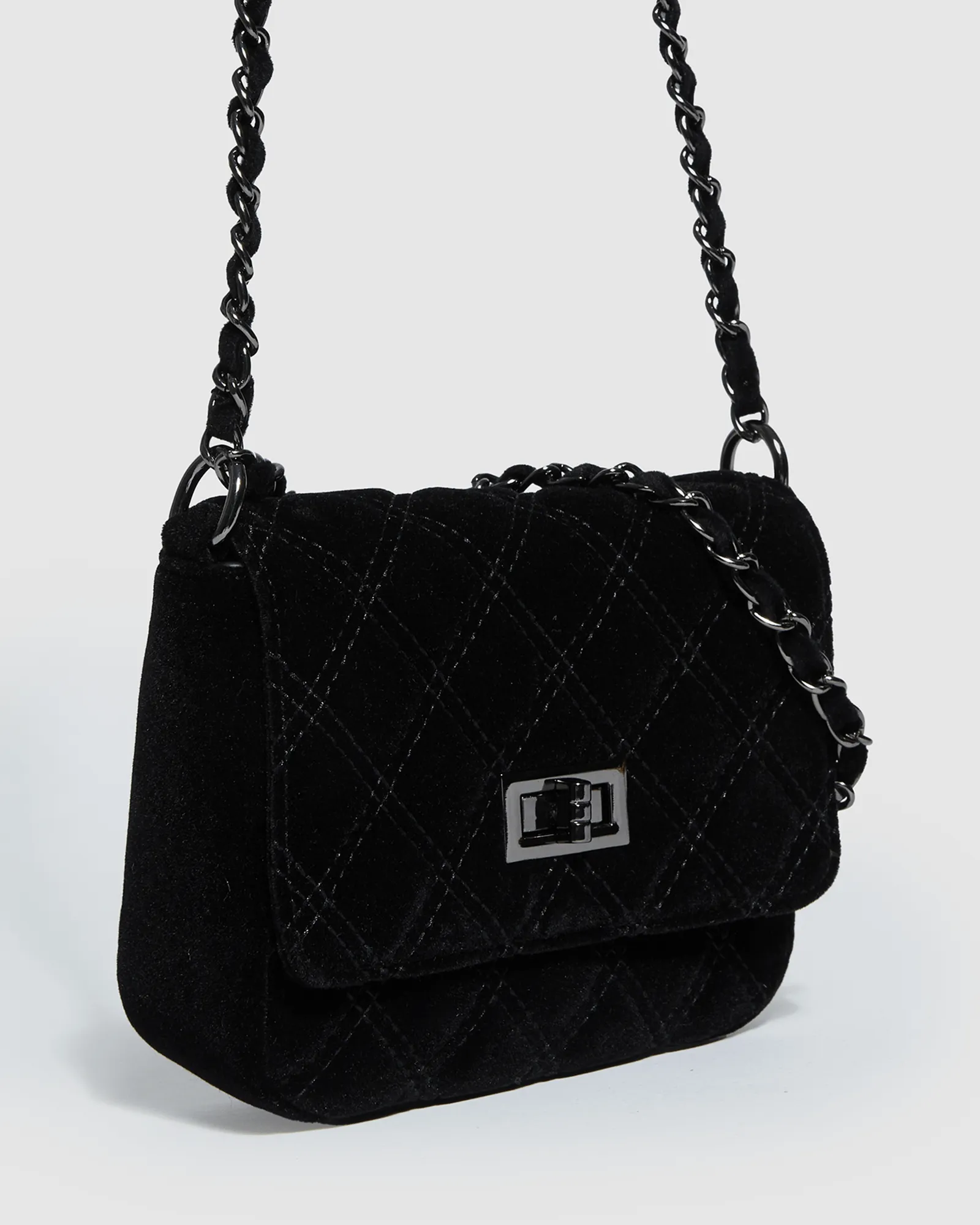 Black Maria Jose Lock Crossbody Bag sold by Collete Hayman product image thumbnail 4