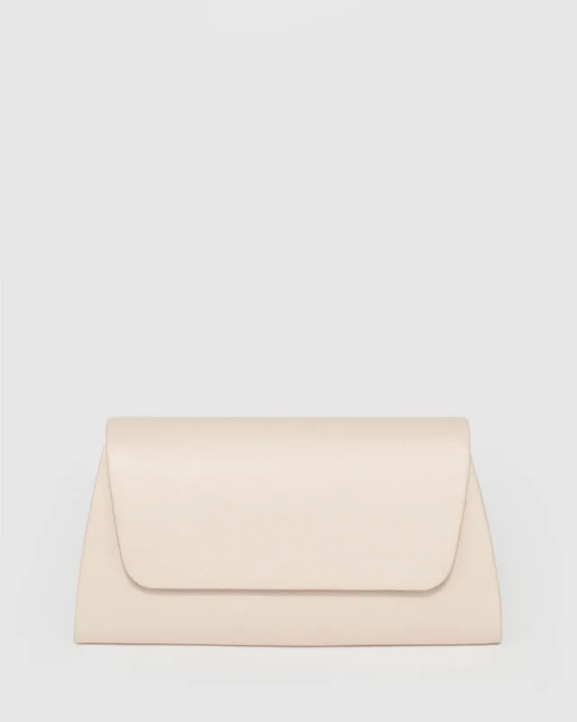 Ivory Leaha Evening Clutch Bag sold by Collete Hayman