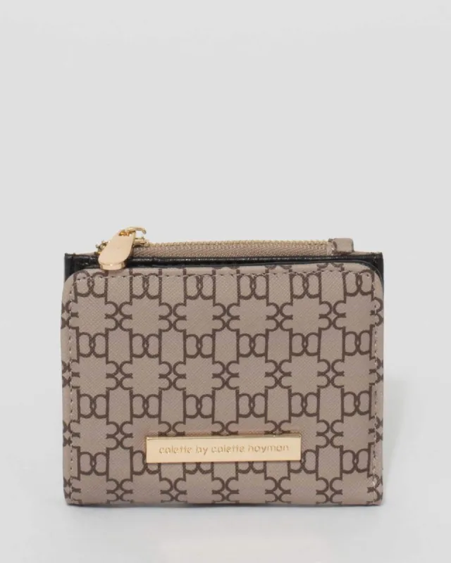 Taupe Monogram Han Mini Wallet sold by Collete Hayman