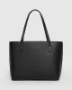 Black And Silver Angelina Tote Bag sold by Collete Hayman