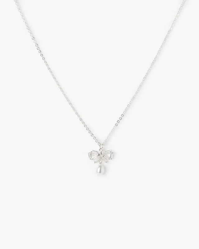 Crystal Elegant Bow Necklace sold by Collete Hayman