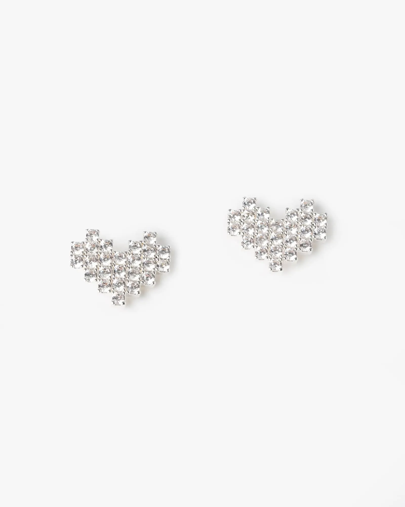Crystal Heart Stud Earrings sold by Collete Hayman