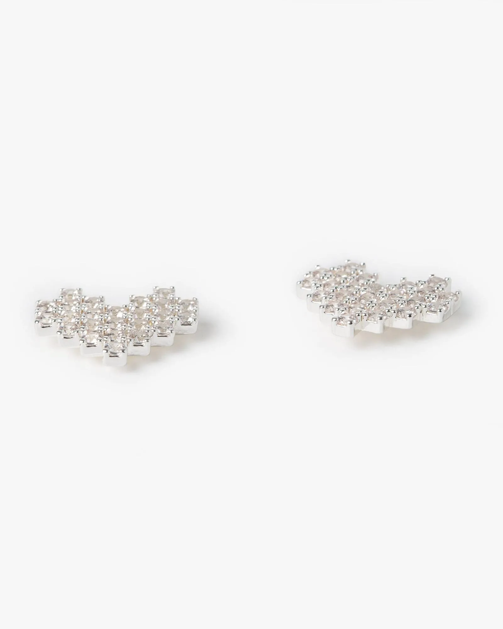 Crystal Heart Stud Earrings sold by Collete Hayman product image thumbnail 4