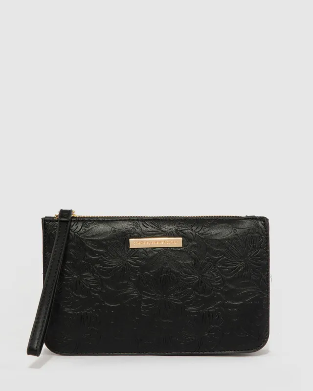 Black Willow Wristlet Clutch Bag sold by Collete Hayman