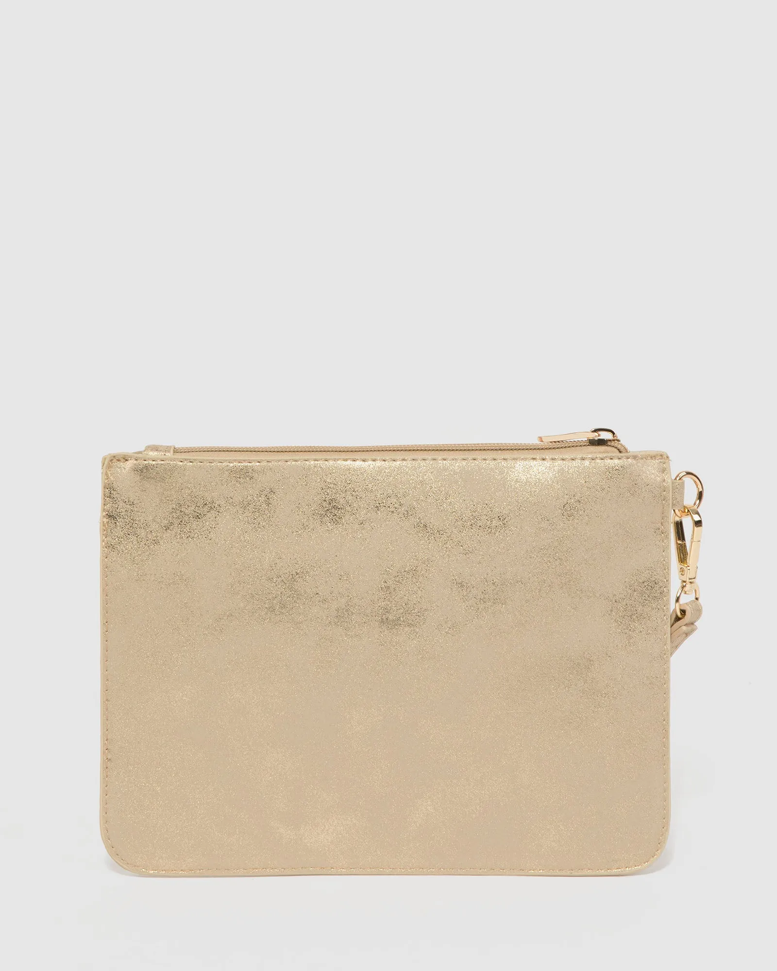 Gold Tia Wristlet Clutch Bag sold by Collete Hayman product image thumbnail 3
