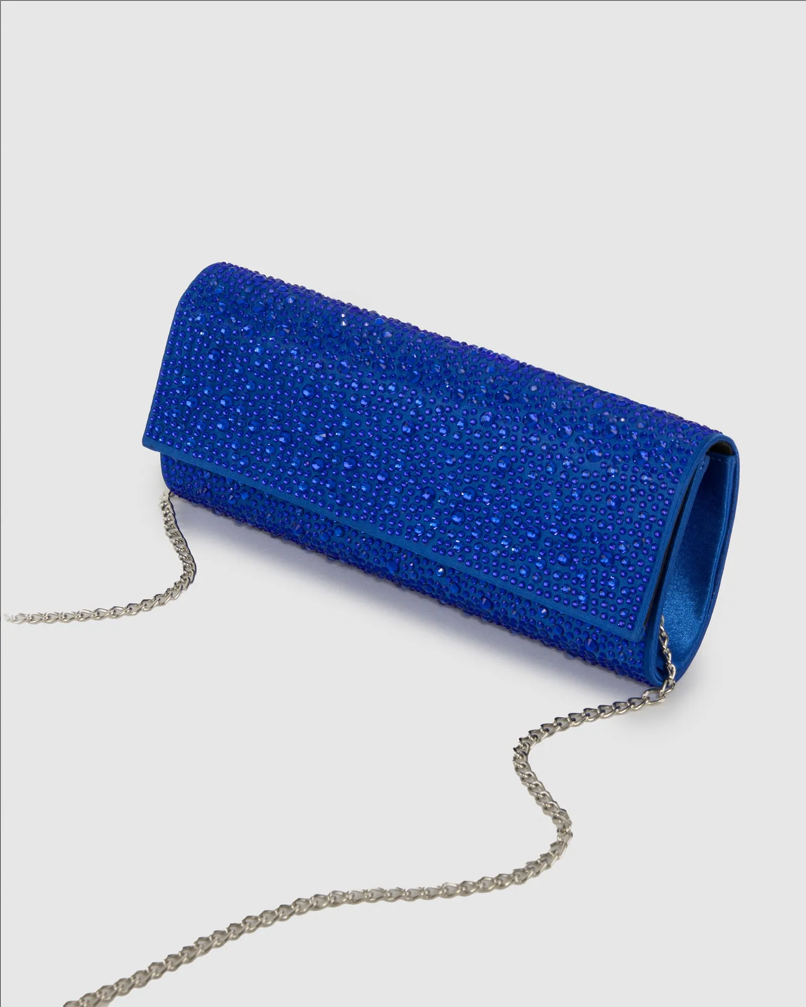 Blue Nolene Crystal Clutch Bag sold by Collete Hayman product image thumbnail 4