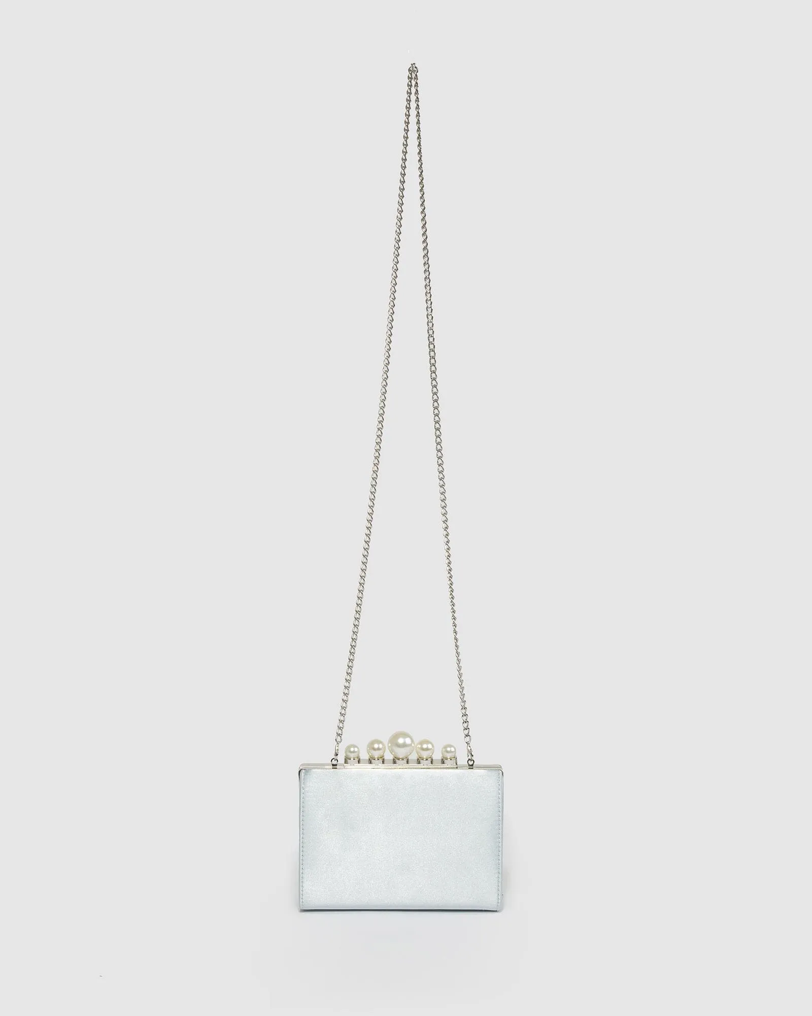 Blue Daphne Pearl Clutch Bag sold by Collete Hayman product image thumbnail 3