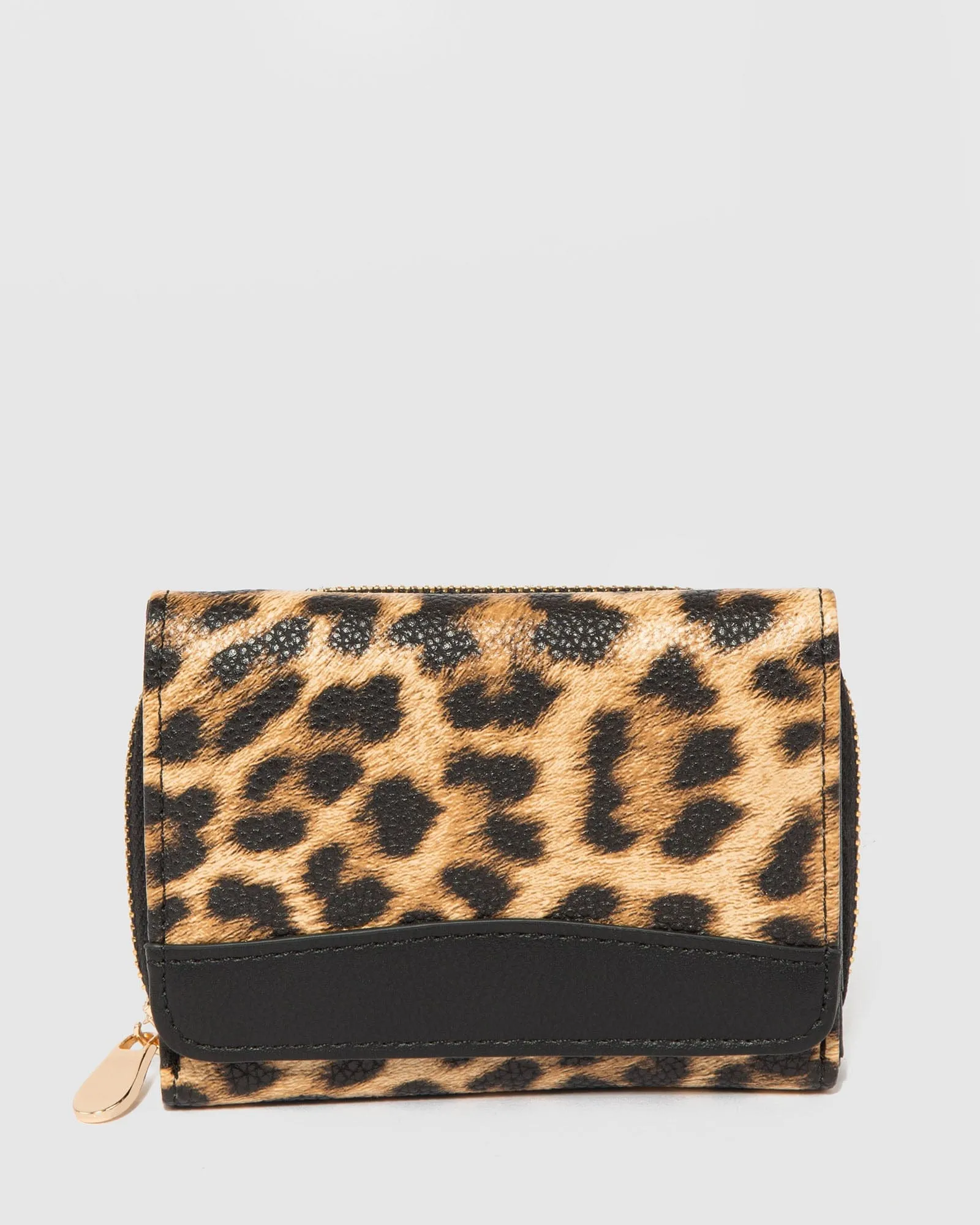 Leopard Print Keeley Panel Wallet sold by Collete Hayman