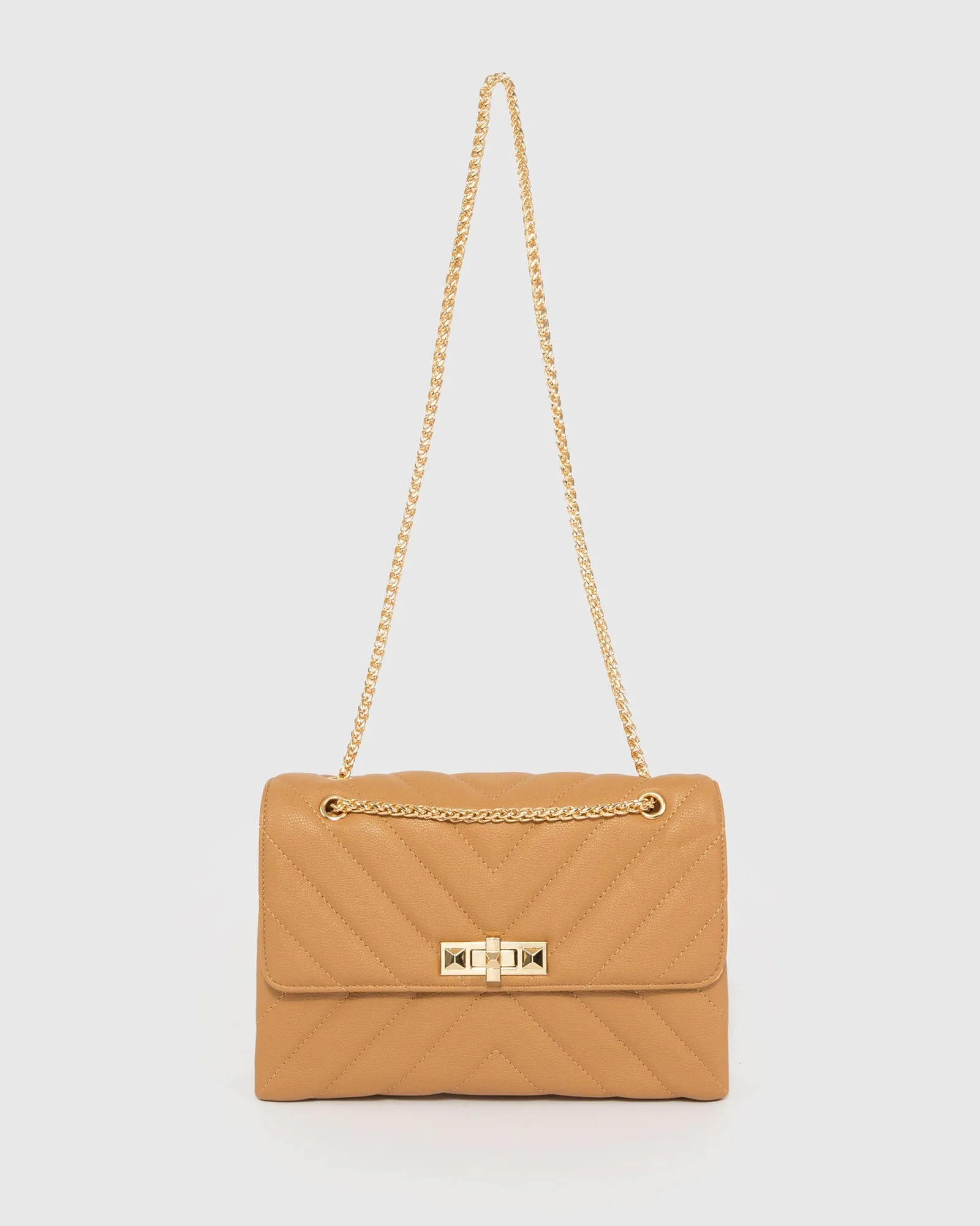 Caramel Zion Arrow Crossbody Bag sold by Collete Hayman product image thumbnail 3