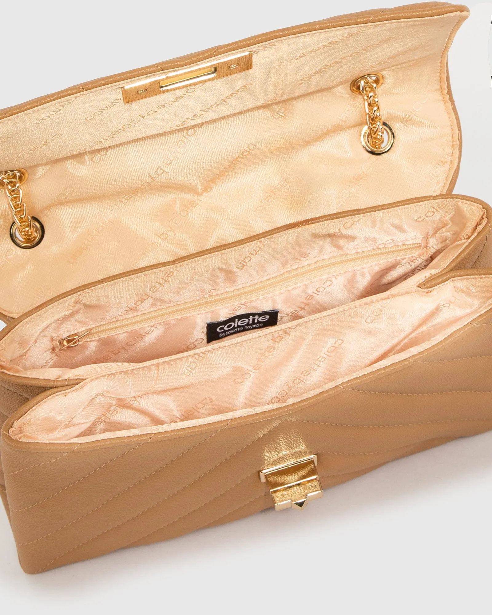 Caramel Zion Arrow Crossbody Bag sold by Collete Hayman product image thumbnail 5