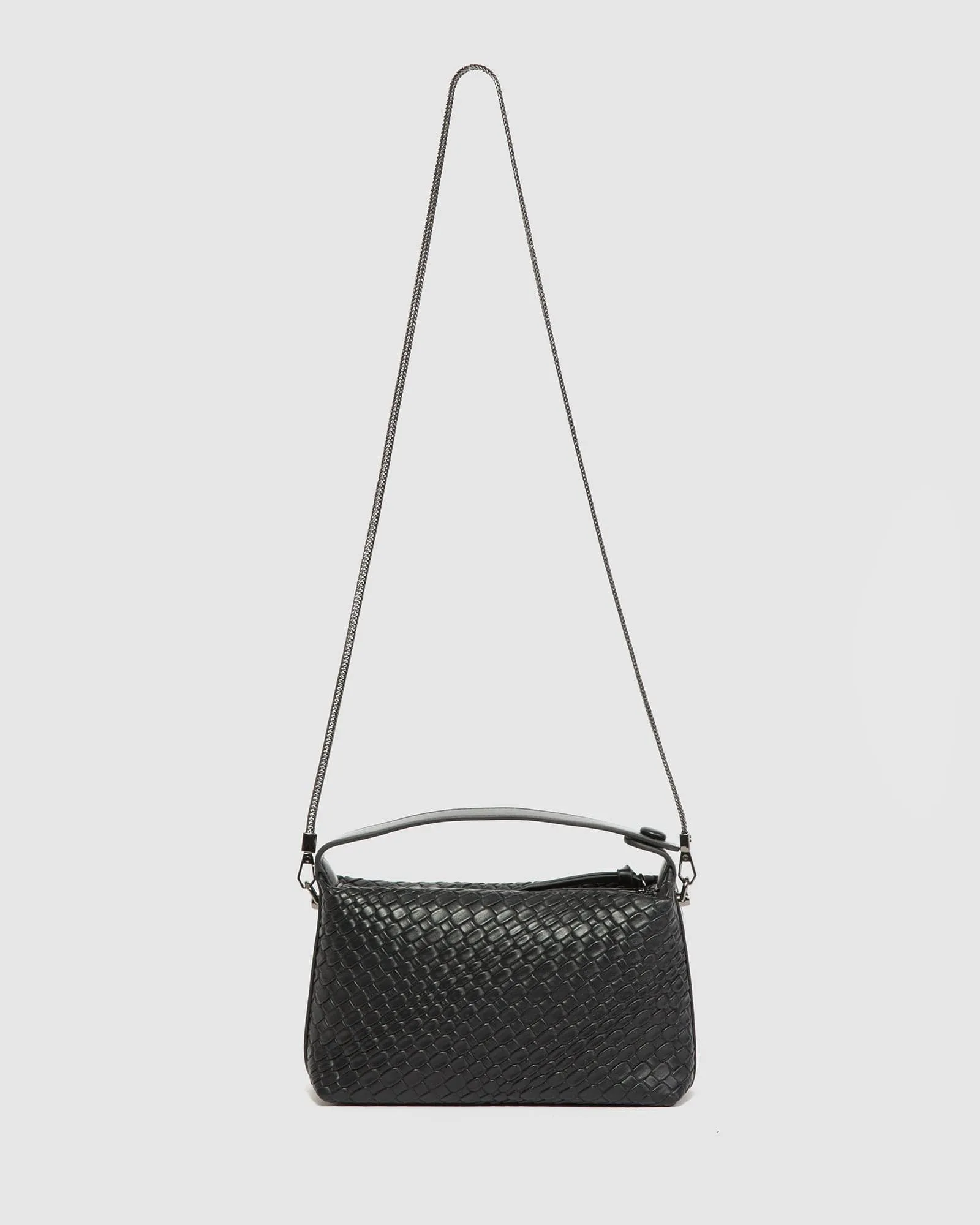 Black Abby Slouch Top Handle Bag sold by Collete Hayman product image thumbnail 3