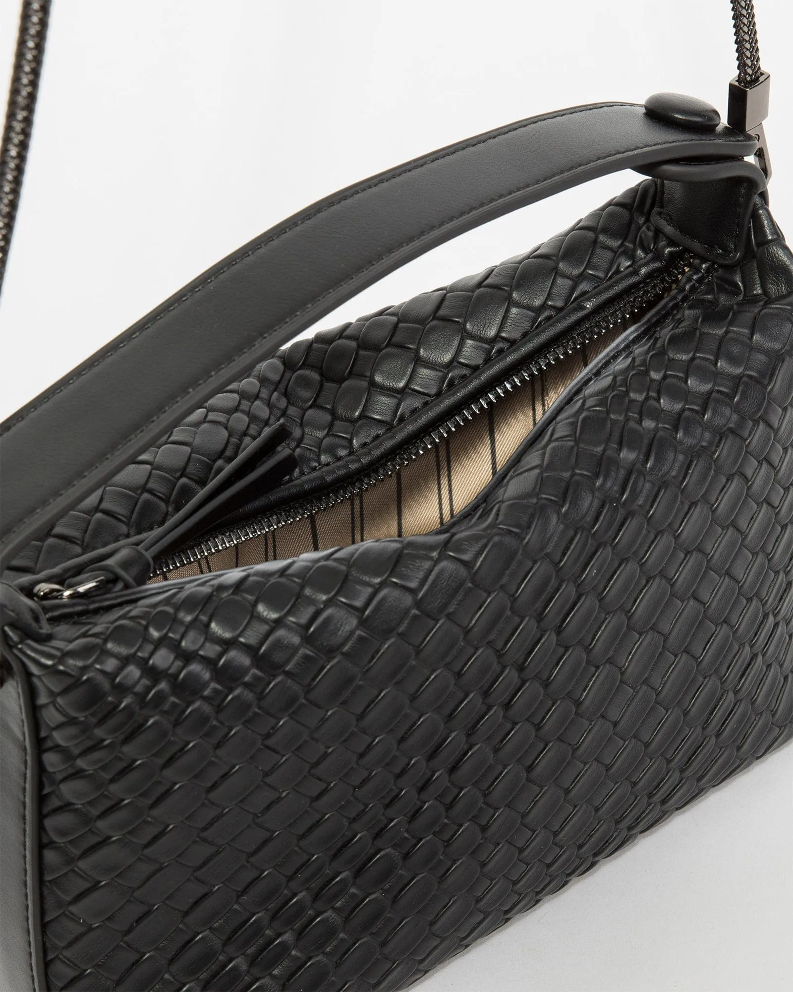 Black Abby Slouch Top Handle Bag sold by Collete Hayman product image thumbnail 5