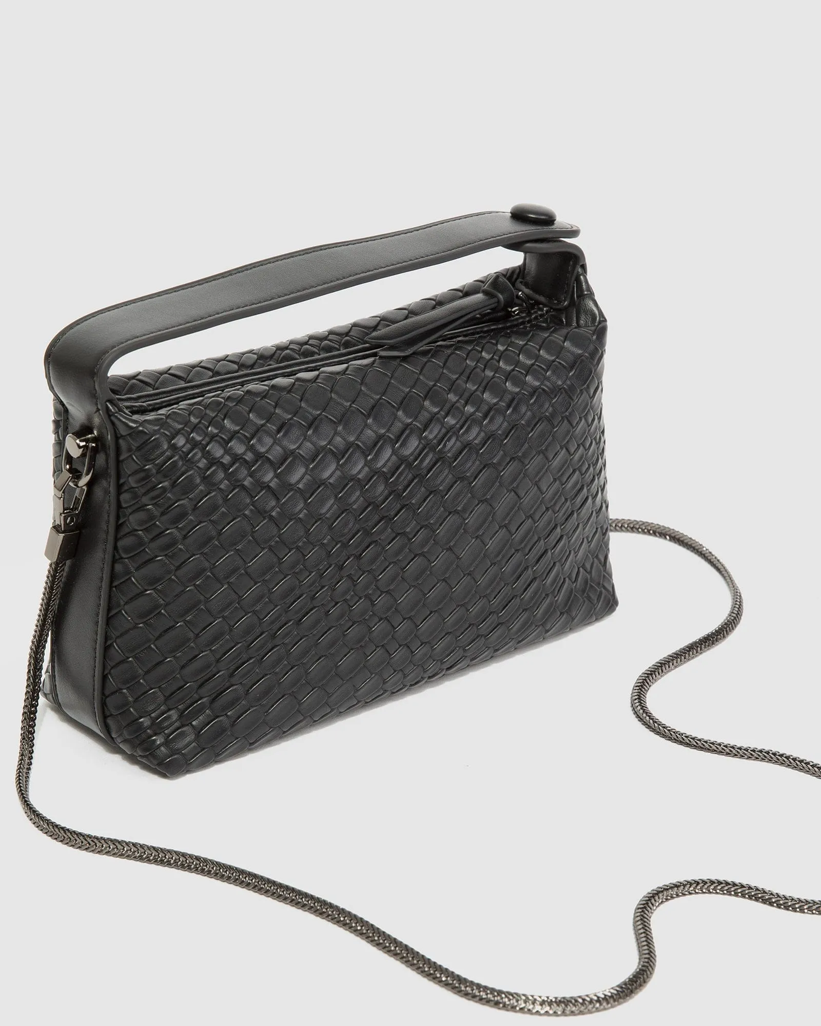 Black Abby Slouch Top Handle Bag sold by Collete Hayman product image thumbnail 2