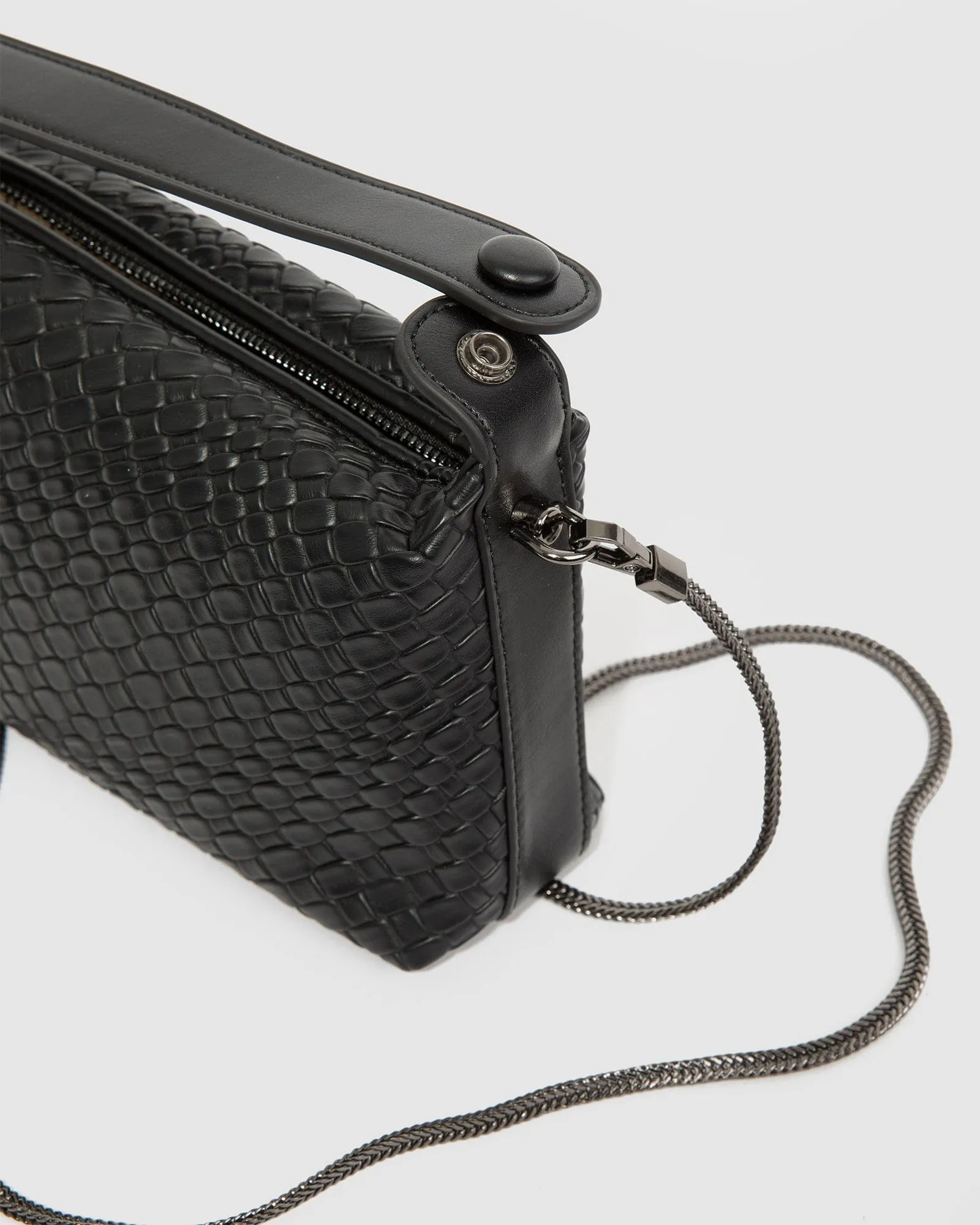 Black Abby Slouch Top Handle Bag sold by Collete Hayman product image thumbnail 4