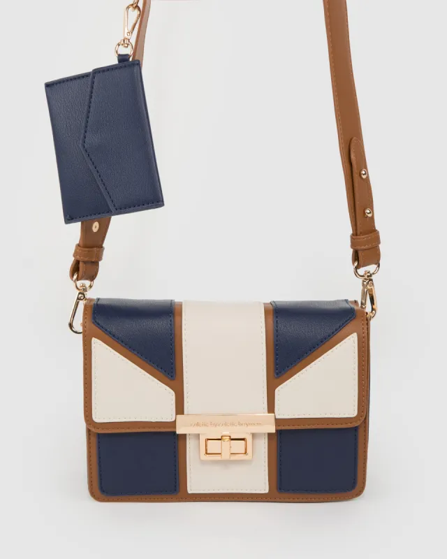 Multi Colour Sierra Panel Crossbody Bag sold by Collete Hayman