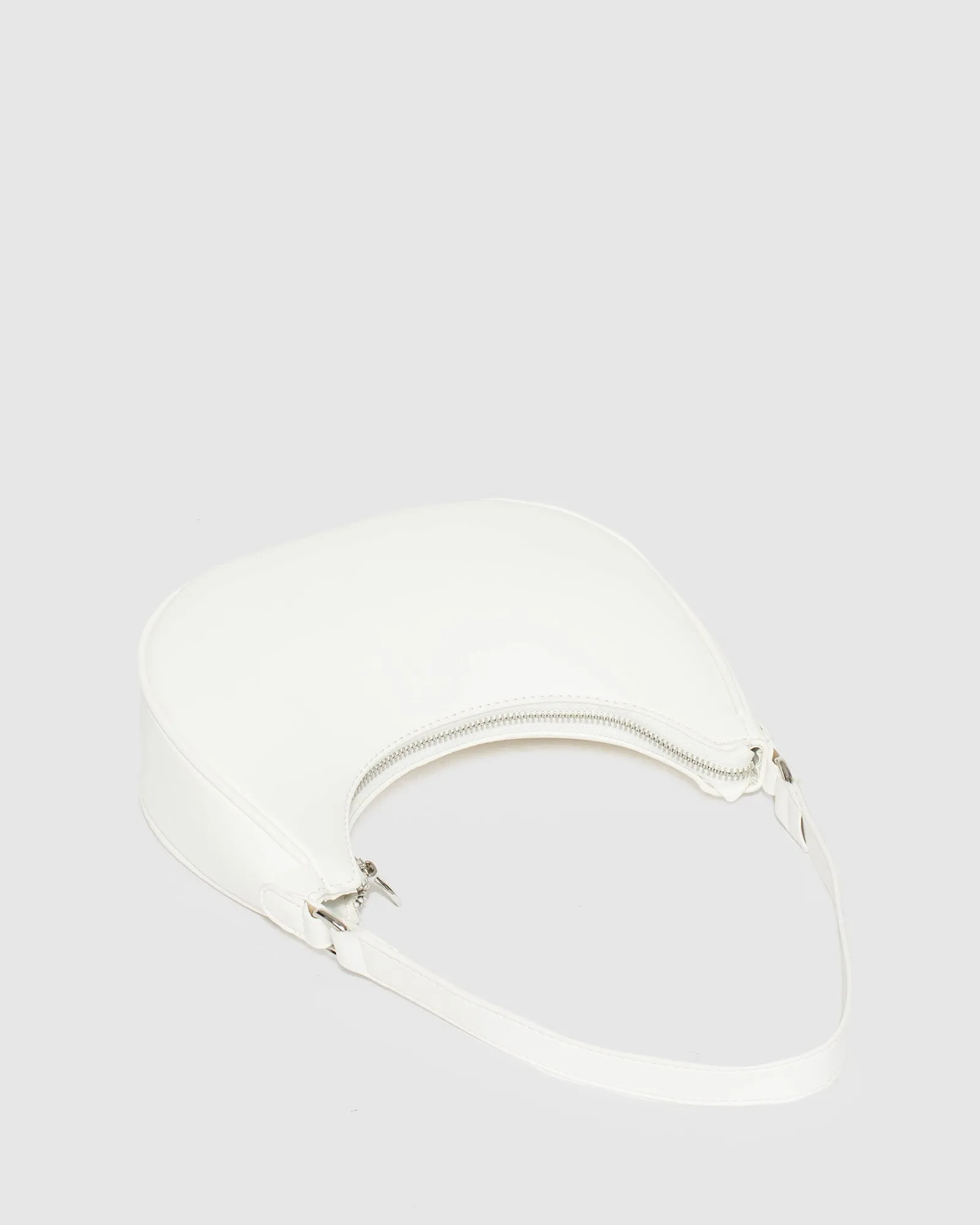 White Jasmin Crescent Bag sold by Collete Hayman product image thumbnail 4