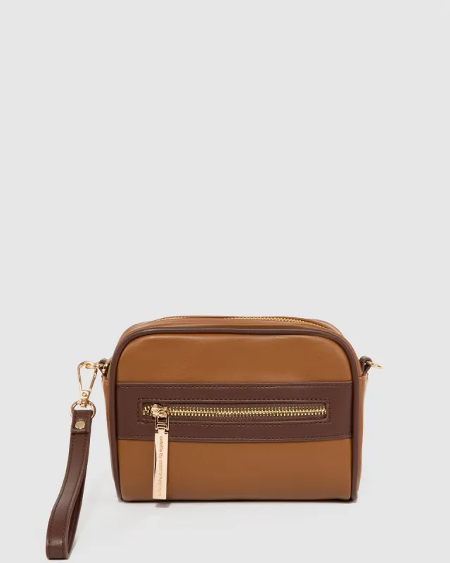 Brown Suri Panel Crossbody Bag sold by Collete Hayman