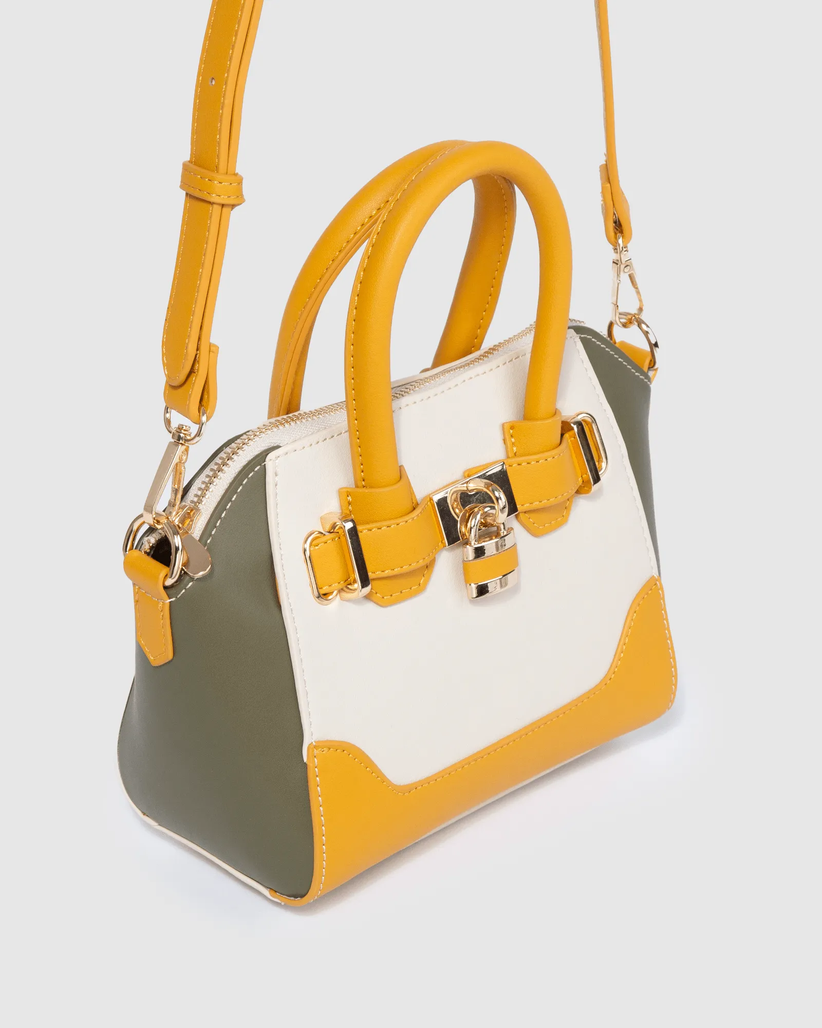 Multi Colour Frankie Mini Lock Tote Bag sold by Collete Hayman product image thumbnail 3