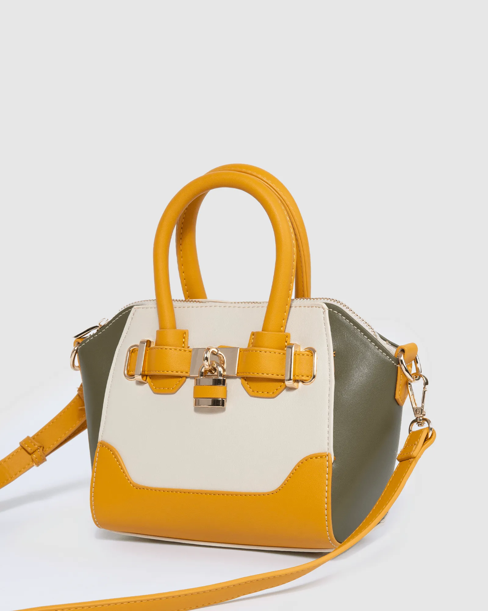 Multi Colour Frankie Mini Lock Tote Bag sold by Collete Hayman product image thumbnail 5