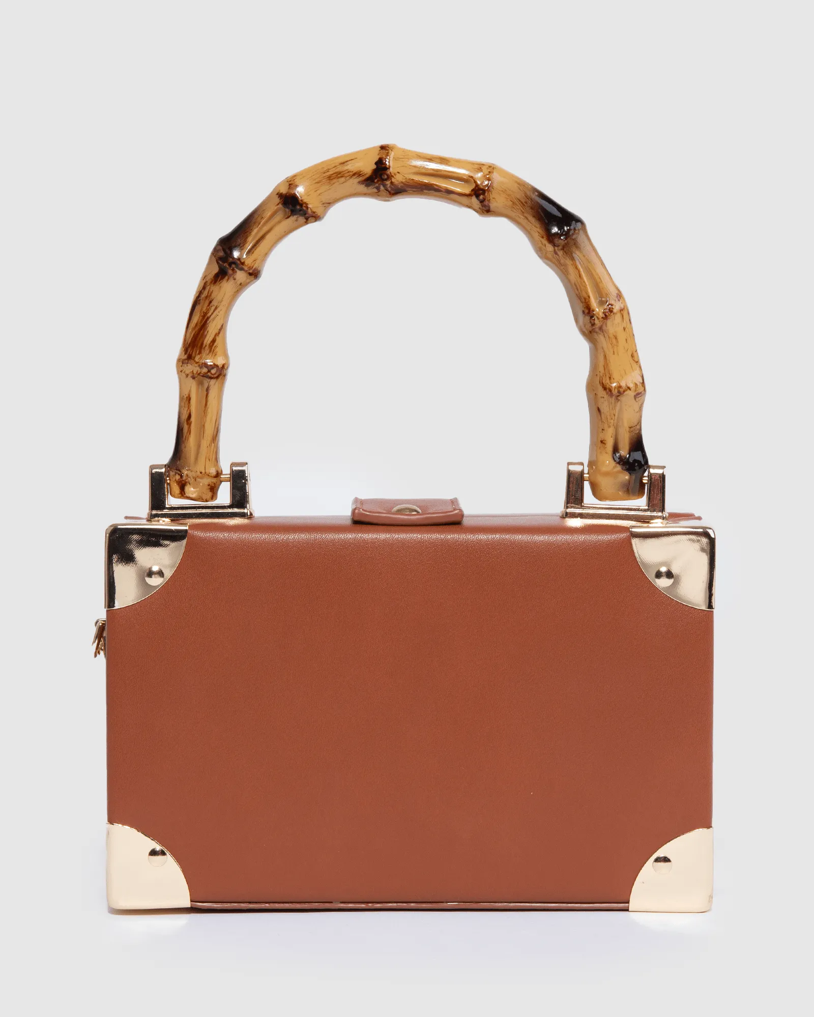 Tan Kendall Bamboo Trunk Bag sold by Collete Hayman product image thumbnail 3