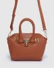 Tan Frankie Mini Lock Tote Bag sold by Collete Hayman