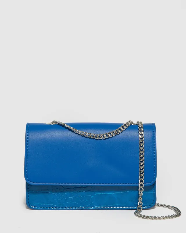 Blue Lauren Crossbody Bag sold by Collete Hayman