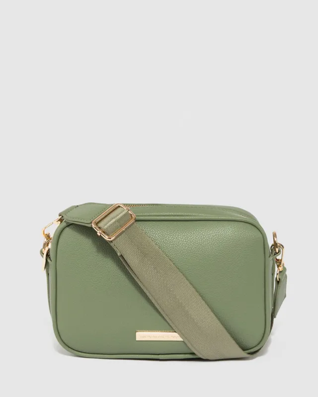 Olive Selina Webbing Strap Crossbody Bag sold by Collete Hayman