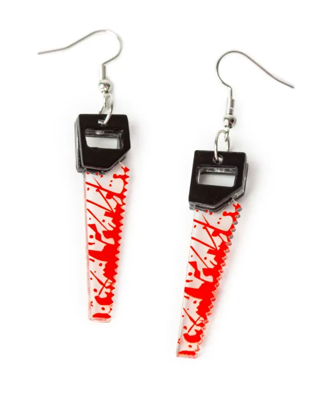 Multi Colour Blood Saw Earrings sold by Collete Hayman
