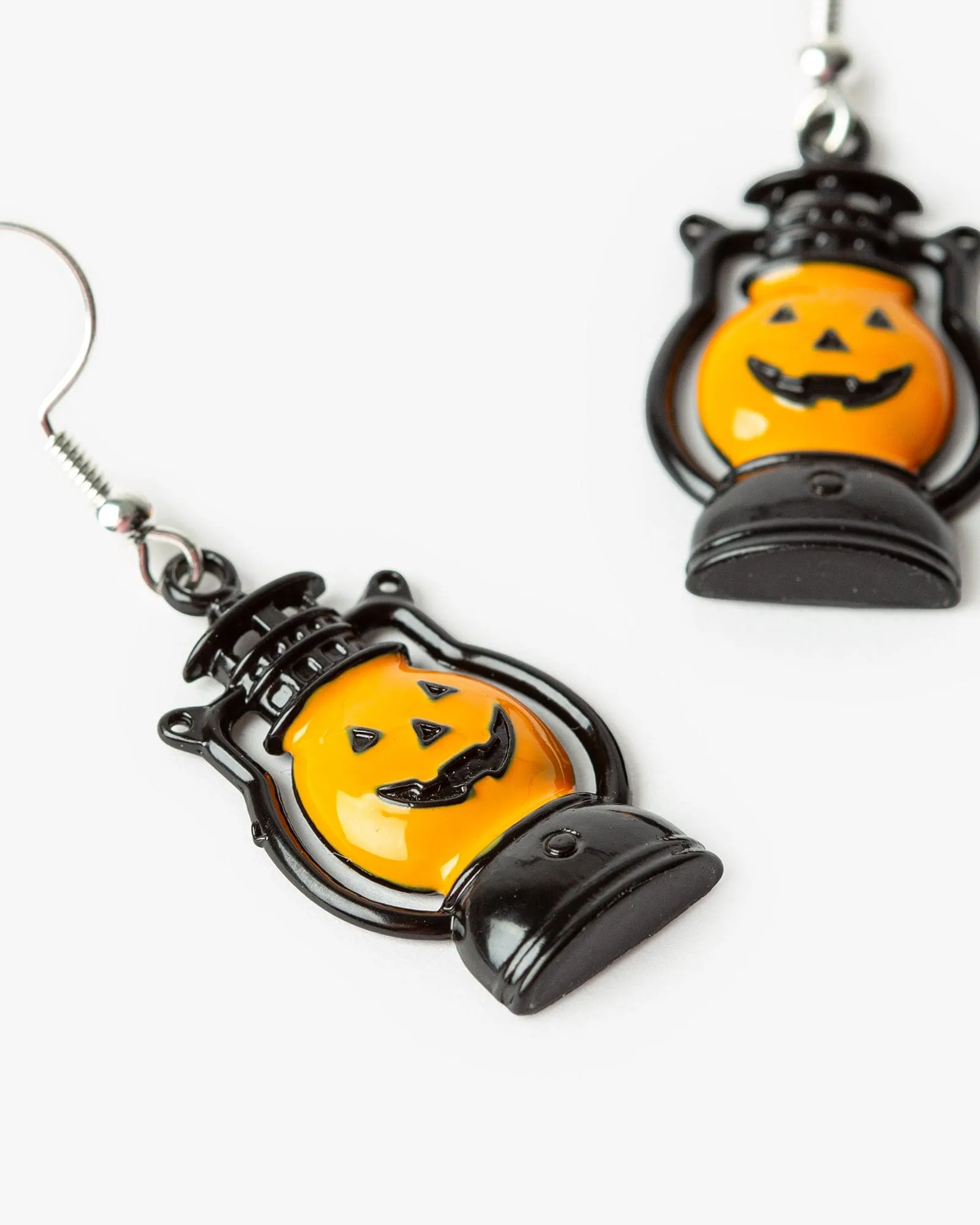 Orange Jack O'Lantern Earrings sold by Collete Hayman product image thumbnail 2