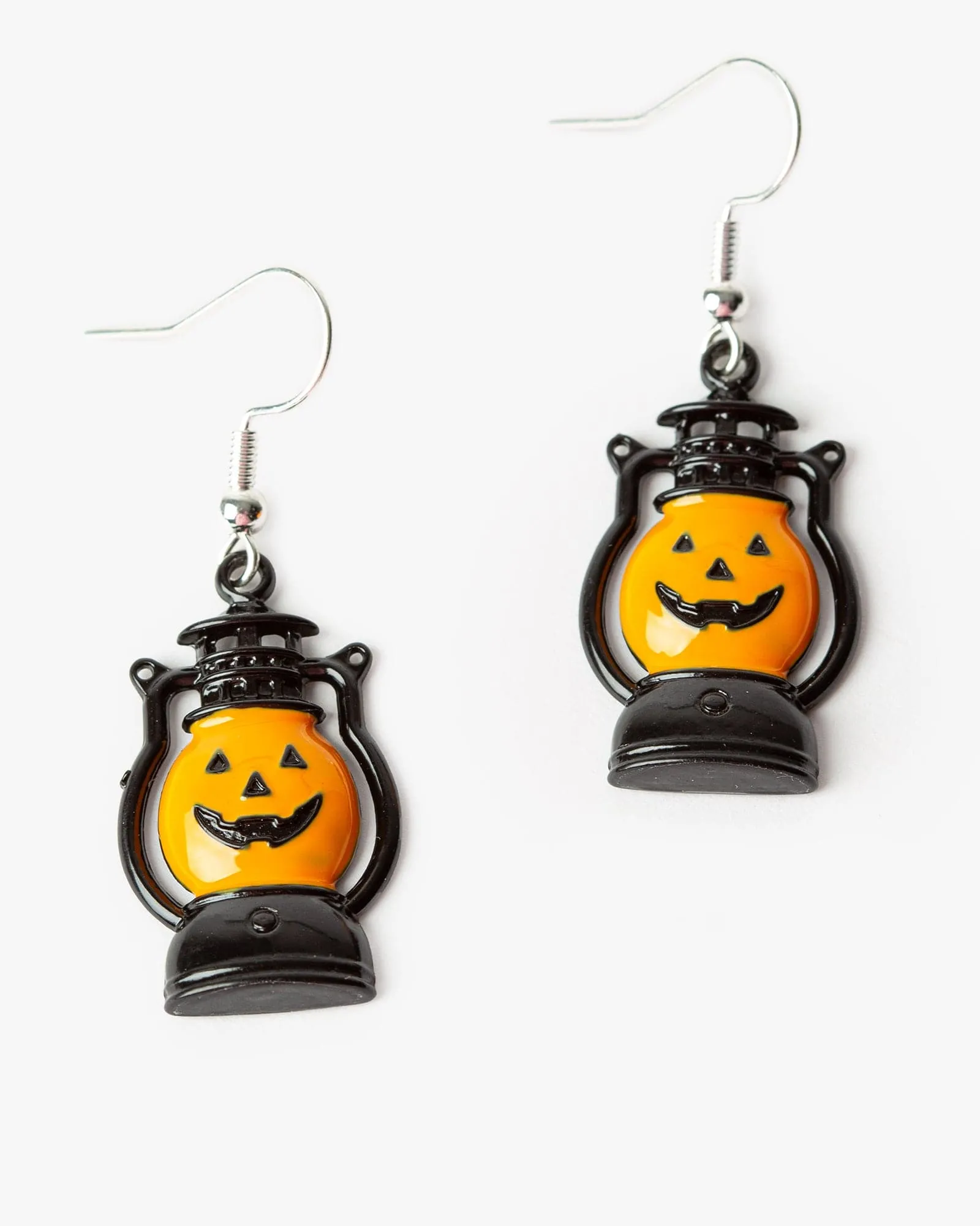 Orange Jack O'Lantern Earrings sold by Collete Hayman