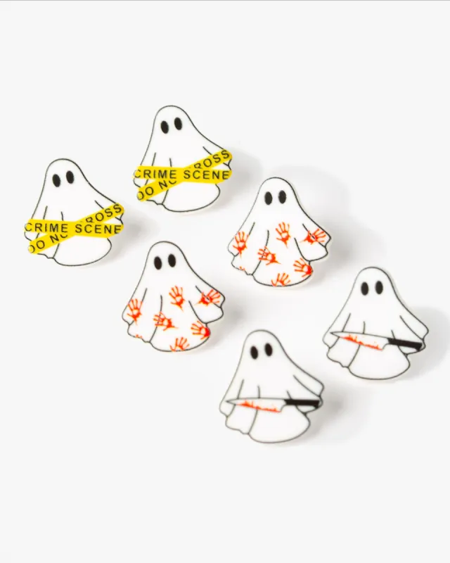 Multi 3 Pack Halloween Ghost Earrings sold by Collete Hayman